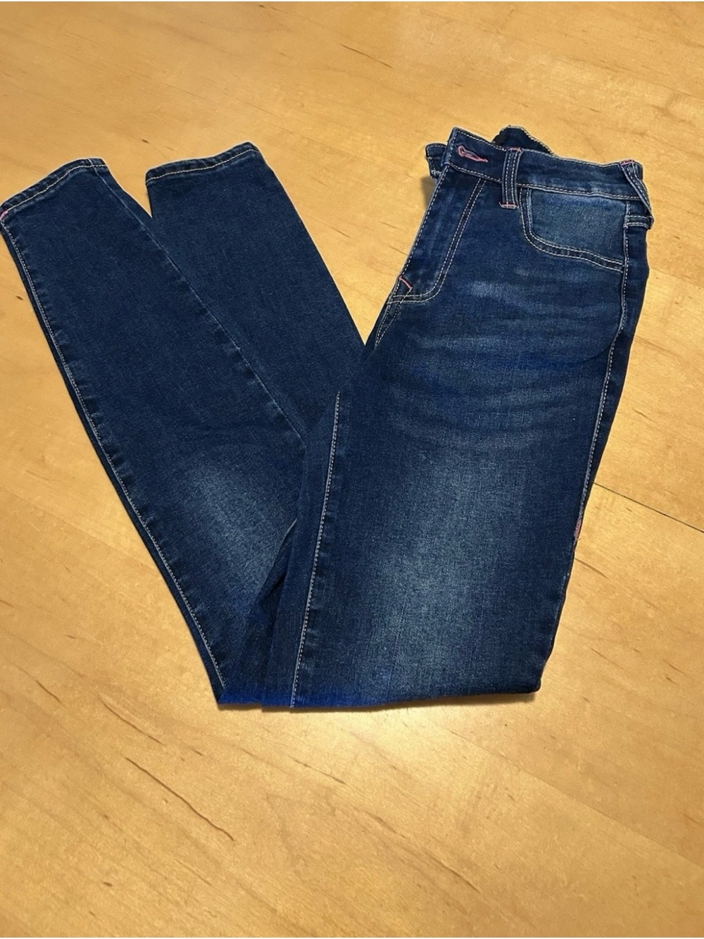 True Religion Women's Skinny Jeans in Dark Blue Wash